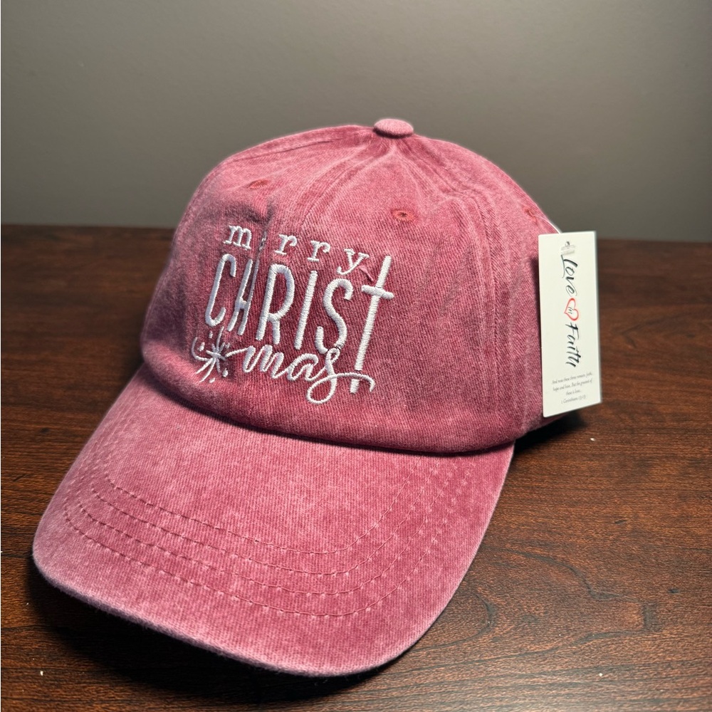 Love in Faith - Merry Christmas Pink Hat
